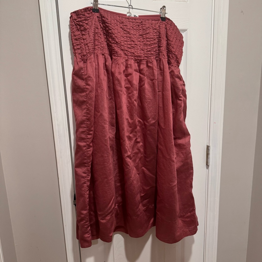 Chic A-Line Skirt in Rich Pink